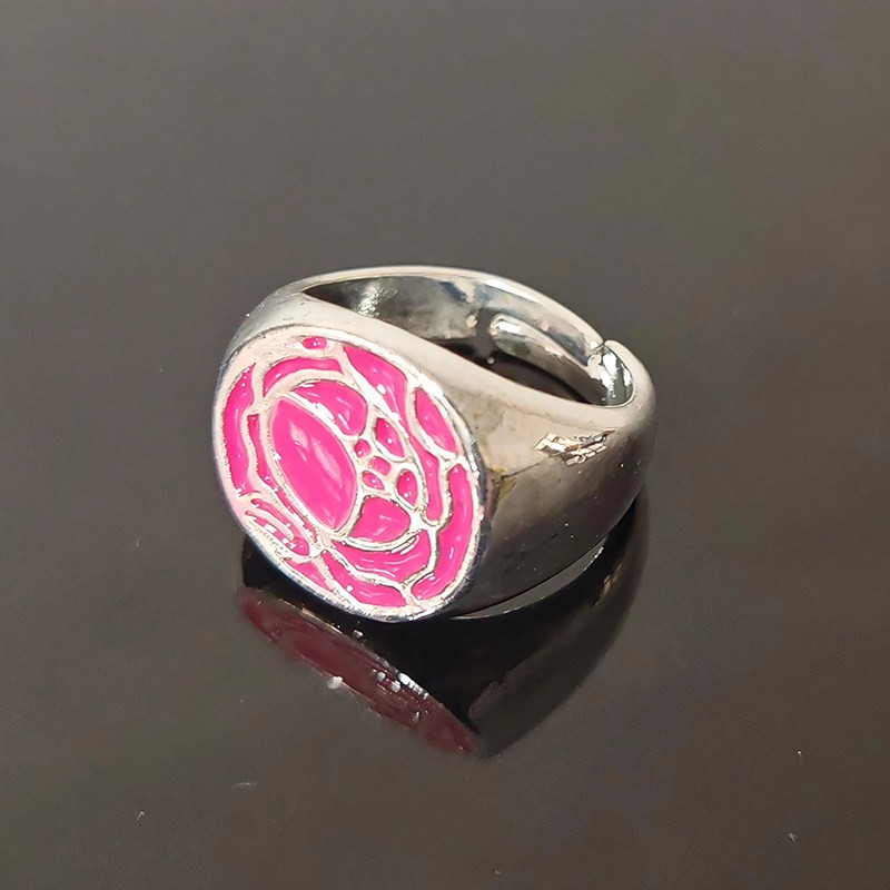 Women Accessories Products - Roze roosring Tenjou Utena Revolutionaire meisjes