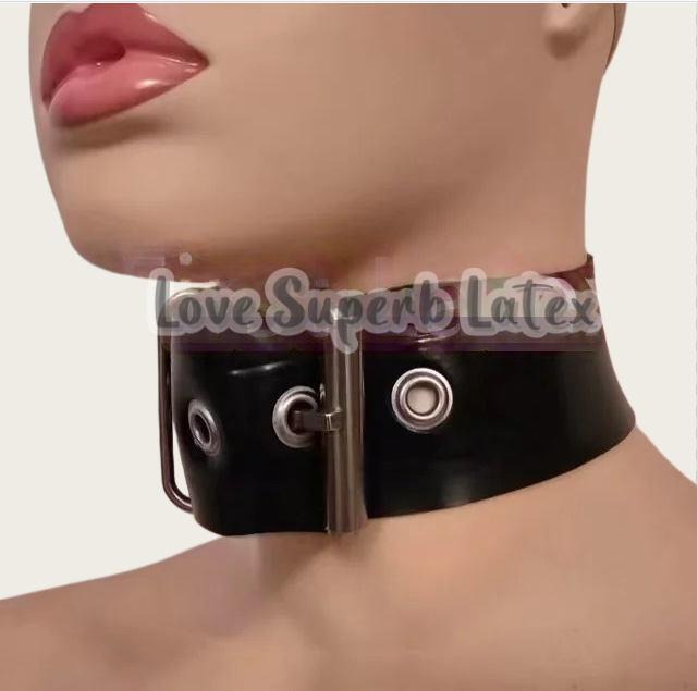Women Accessories Chain - 0,4 mm sexy latex nekchoker rubber