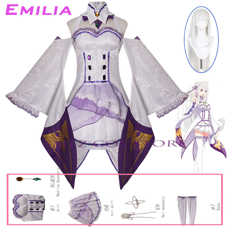 Emilia Cosplay Anime Re Zero K - Women Accessories Products recensie en prijs