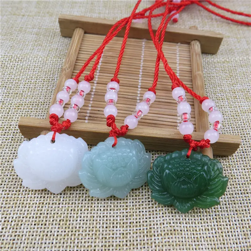 Natuurlijke groene jade lotus  - Women'S Accessories recensie en prijs