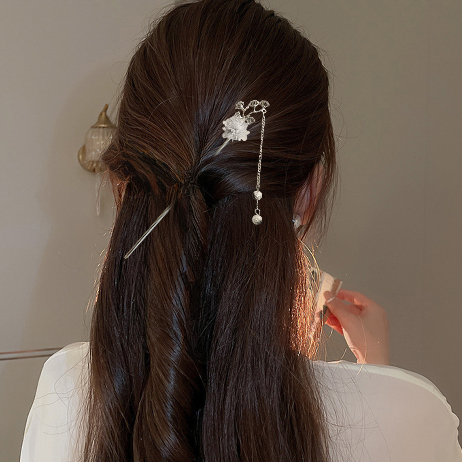 Elegante bloem haarstokjes vor - Women Accessories Chain recensie en prijs